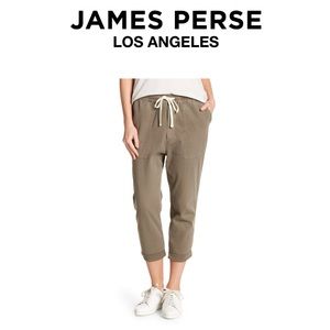 JAMES PERSE twill utility tapered pants